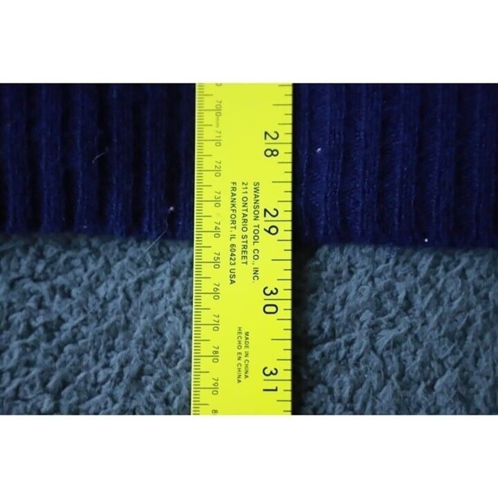 VTG Abercrombie & Fitch Co. Sweater Mens Medium Navy Blue Pullover Long Sleeve - Picture 9 of 10